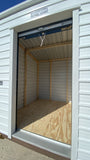 08 x 08 Slant Roof Storage w/ Rollup Door