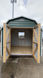 10 x 10 Barn Style Storage w/ Double Doors and Window