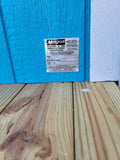 10 x 12 Custom Light Blue Smart Panel Wood Shed