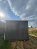 10 x 10 Lined Deluxe Office Dark Grey and Tan