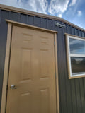 10 x 10 Lined Deluxe Office Dark Grey and Tan