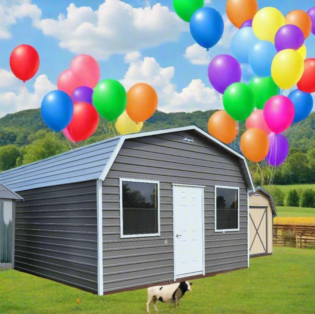 16 x 30 Steel Unlined "Barndominium" *30 OFF* Buildings