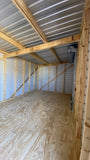 10 x 20 Slant Roof w/ Rollup and Entry Doors