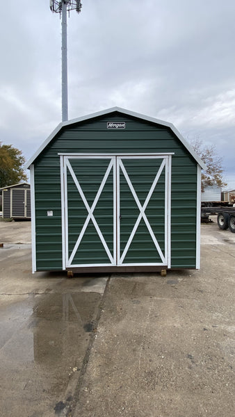 10 x 10 Barn Style Storage w/ Double Doors and Window