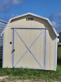 08 x 12 Almond & Grey Storage Barn - H205045 - 35% OFF