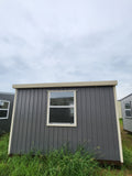 12 x 20 - 20% OFF!!! Insulated with Electrical Deluxe Grey & Almond Building - H204623