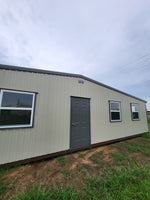 14 x 40 Insulated with Electrical Deluxe  Almond & Dark Grey Building - H205330