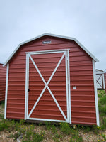 10 x 10 Classic Barn, Red with White Trim