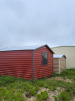 12 x 16 Classic Barn in Red w/ Window