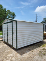 10 x 12 Peak Roof Storage w/ Double Doors