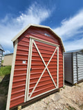 08 x 08 Classic Red Steel Barn with White Trim (Copy)