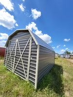 12 x 16 Classic Double Door Steel Barn - H205367