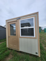 08 x 08 Guard House in Almond and Tan