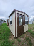 08 x 08 Guard House in Almond & Brown