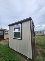 08 x 08 Guard House in Almond & Brown