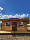 14 x 20 Log Cabin with Covered Front Porch