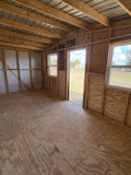 14 x 20 Log Cabin with Covered Front Porch