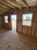 14 x 20 Log Cabin with Covered Front Porch