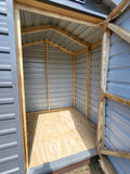 06 x 06 Storage Shed in Dark Grey Steel *Super Sleek*