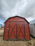 10x12 Red Morgan Barn with Double Doors