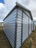 12 x 16 Double Door Peak Storage in Grey