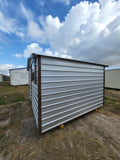 10 x 12 Steel Shed with Center Door and Window