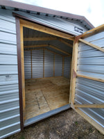 10 x 12 Steel Shed with Center Door and Window