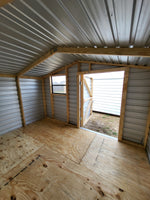 10 x 12 Steel Shed with Center Door and Window