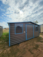 10x16 Deluxe Storage Shed with Two Windows