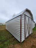 10 x 24 Morgan Barn with Double Doors, Loft, Window, and Side Door