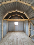 10 x 24 Morgan Barn with Double Doors, Loft, Window, and Side Door