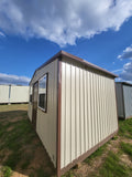 10 x 16 Morgan Tan Steel Building Finished w/ Insulation & Electrical