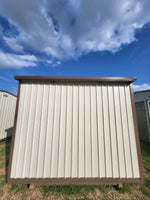 10 x 16 Morgan Tan Steel Building Finished w/ Insulation & Electrical