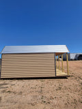 12 x 20 Barn w/ Porch with Loft and Windows