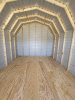 12 x 20 Barn w/ Porch with Loft and Windows