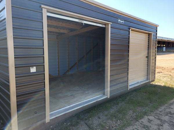 12 x 20 *Double Garage* with Connecting Roll Up Doors