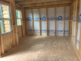 12x24 Wood front Cabin with Porch