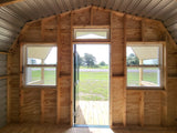 14x24 Wood Accent Cabin Shell with Porch