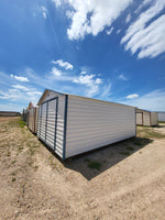 14x20  Steel Peak Storage  w/Double Doors, 7' Studs, & Window