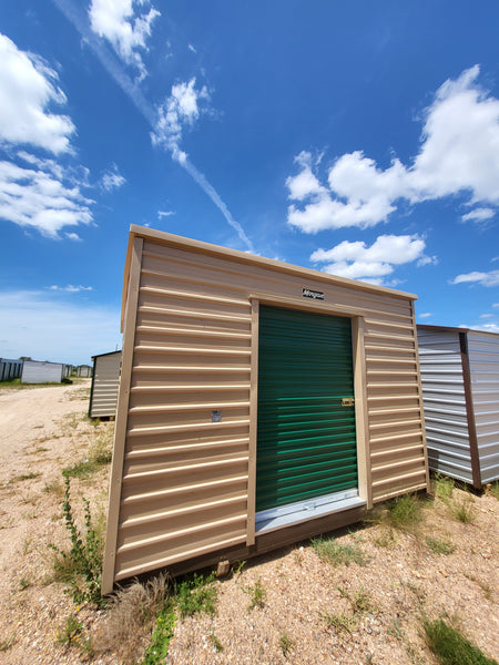 12x12 "Mini Garage" Steel Storage Shed & Roll-Up Door