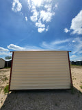 14x20  Steel Peak Storage  w/Double Doors & 7' Studs