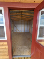 12x20 Wood Accent Cabin Shell with Porch