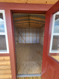 12x20 Wood Accent Cabin Shell with Porch