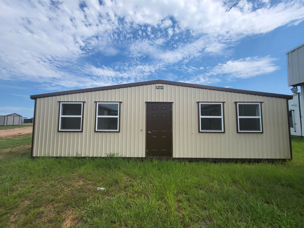 12x32 Lined Building with Restroom for Home/Office/In-Law Suite