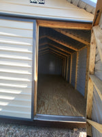 12x20 Almond & Dark Grey Steel Storage Shed  25% Off!