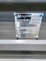 14x32 Roll-Up Door Steel Dark Grey & Red Trim Storage/Garage