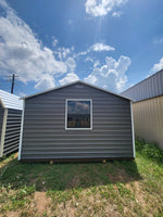 14x32 Roll-Up Door Steel Dark Grey & White Trim Storage/Garage