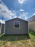 14x32 Roll-Up Door Steel Dark Grey & White Trim Storage/Garage