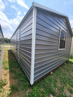 14x32 Roll-Up Door Steel Dark Grey & White Trim Storage/Garage