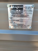 12x16 *SALE*  Steel Peak Storage  w/Single Door & Back Window